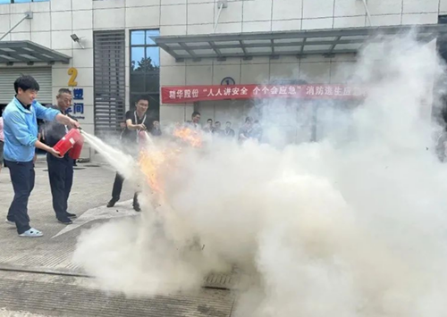 精華股份開(kāi)展2023年度消防逃生、應急救援演練活動(dòng)(圖13)